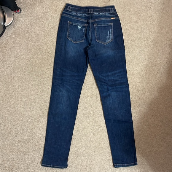 Kancan denim sz 5/27 skinny dark wash 3 button - Picture 6 of 7